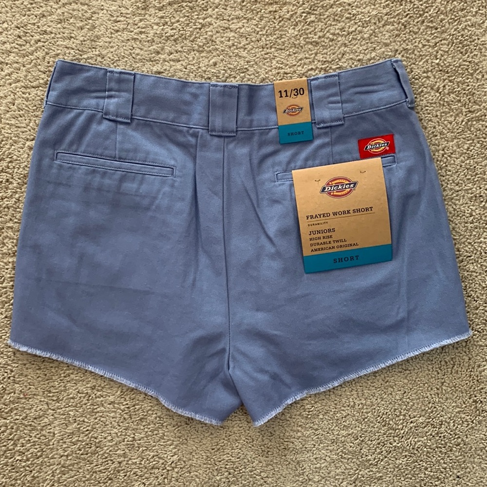 Dickies Frayed High Rise Original Work Shorts NEW